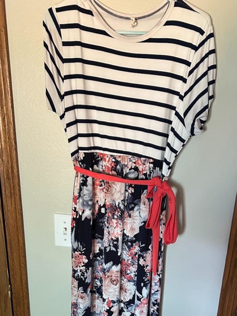 Pink Blush Plus Size 2X Maternity Dress